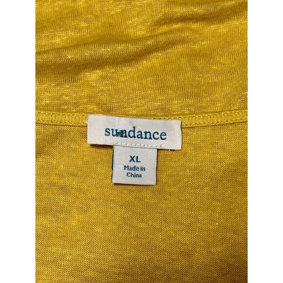 Sundance Size XL Sintra Dreams Embroidered Floral Linen Chemise Dress Boho - Picture 8 of 9